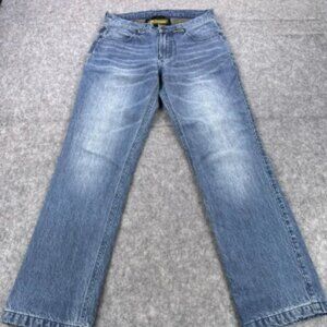 Klim K Fifty 1 Jeans Mens 32x32 Blue Cordura Denim Motorcycle Riding Pants AA